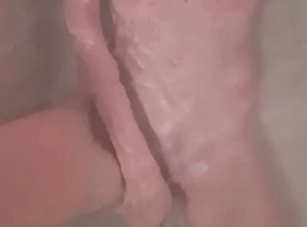 Tiny teen tracy naghavi cums in a bathroom