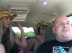 Flashing and getting naked while driving on a road trip