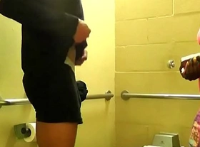 Black Amateurs Fuck at City Toilet