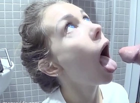 Fitness teen gets irritant to mouth in public toilet